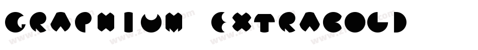 Graphium ExtraBold字体转换